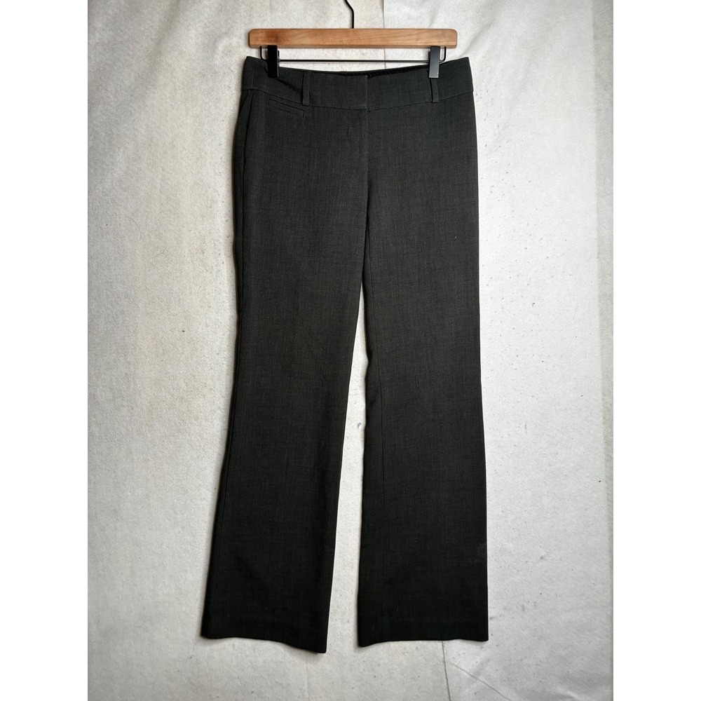 Ann‎ Taylor Loft Marisa Trouser Pants Charcoal Gray Straight Leg Size 0 30x32